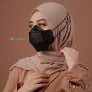 Masker Medis fivecare 4D - Headloop/Hijab