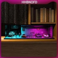 [hhbnofdmz] Garage Model Display Case for 1/64 Scale Vehicles, Die-cast Car Diorama Display Case.