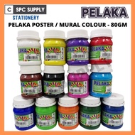 PELAKA MURAL COLOUR - (80GM) CAT MURUL COLOUR / PAINT COLOUR / POSTER COLOUR