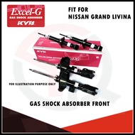 KYB KAYABA NISSAN GRAND LIVINA L10 L11 1.6/1.8 2006-2022 FRONT (GAS) ABSORBER (332M043/044) (2 PIECE