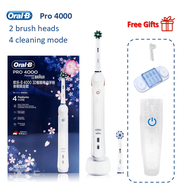 Oral B Sonic Electric Toothbrush PRO4000 3D Smart Ultrasonic Tooth Brush Daily Clean Brush Tooth