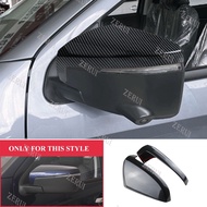 ZR For Isuzu Dmax D-max 2021-2023+ Side Mirror Cover ( Carbon Fiber ) Ready Stock Sticker