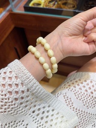 天然白蜜棗珠手串 尺寸10x12公釐 重約11.6克