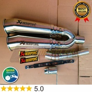 Akrapovic Megaphone double slip-on racing exhaust for CBR 150R