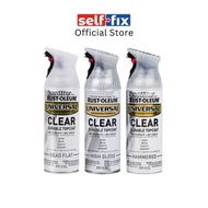 Rust-Oleum Universal Clear Durable Topcoat Spray 11oz (Dead Flat Clear/High Gloss/Hammered Clear) Ru