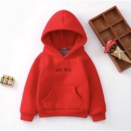 OH YES children's loose fleece Chan Chan hoodie, autumn and winter fashion for children from 4 to 8 