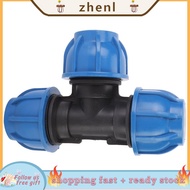 Zhenl PE Plastic Water Pipe Fitting 32mm Tee Connector For Connection Hot