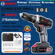 【100% Original】BOSCH 9980V Cordless Drill Impact Drill Hand Drill Cordless Impact Screwdriver Drill 