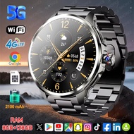 4G/5G Full Network Smart Watch 1.95 inch 720*720 Big Screen HD Video Call 8GB+128GB RAM Google Play 