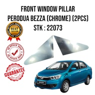 FRONT WINDOW PILLAR PERODUA BEZZA (CHROME) (2PCS)