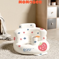 Momosee Sofa Bayi Tiup PVC Sofa Makan Bayi Belajar Duduk Tempat Duduk Bayi Lucu Sofa Bayi WJ12 WJ13
