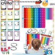 OLINI Multiplication Flash Card, with Multi-Math Cards Times Table Chart Times Tables Flash Cards, C