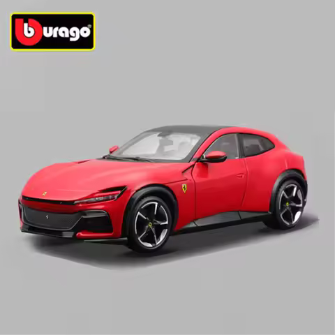 Bburago 1:25 Ferrari FUV SUV Purosangue Alloy Sports Car Model Diecast Metal Racing Car Vehicles Mod