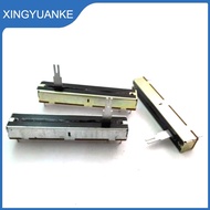 4PCS SL458G Straight Slide Potentiometer 73MM Volume Potentiometer A50K B10K 7.3CM Double Mixer Fade
