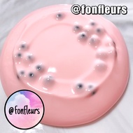 Fonfleurs Slimes 🇸🇬 Peach Milk Boba Pink Bubble Tea 4oz Fruits Glossy Kids Toy Food Present Children Gift Set Putty Mud