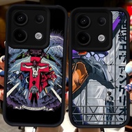 Black Casing for Xiaomi Redmi 15C 13X poco 13C Note 13 13T X6 Neo M6 Pro Plus 5G H6 Neon Genesis Eva