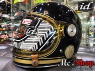 หมวกกันน็อค ID ROCKET 11 สีผ้าบัพพร้อมชิวดำ