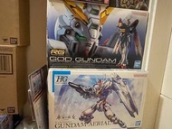 RG 00 God Gundam + HG 00 Gundam Aerial