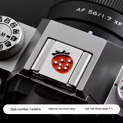 Aluminum Alloy Camera hot Shoe Cover Suitable for Fuji XS20 XS10 XPro3 XH2s Decorative Protective Co