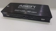 ASEN HDMI 4入2出 分配器 切換器 矩陣器 AH3SW-423 無電源線及遙控器