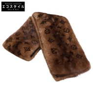路易威登 M78744 貂皮色 Monogram 絲巾 - 二手