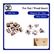 (PCS) M9 Tee Nut Wood Screw Wood Insert