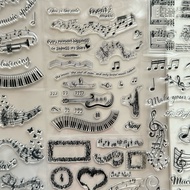 Various Types c ️ sd Music Series 9d Score Note 1732 Transparent Seal Crystal