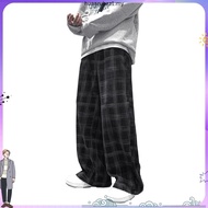 Pants green plaid pants loose