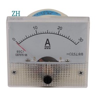 85C1-A Dc Analog Ampere Meter Panel Meter Gauge 30A Amp Gauge Current Mechanical Ammeters