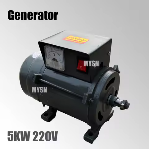 3KW 5KW 7KW Generator Set Brushless Current Generator 220V Output 5000W Permanent Magnet Generator W