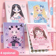 DIY CHARACTER CHILDREN'S MAKEUP STICKER BOOK DIY CHILDREN'S MAKEUP BOOK/ STICKER BOOK CHANGE MAKEUP 