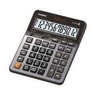 Casio Calculator เครื่องคิดเลข คาสิโอ รุ่น GX-120B แบบตั้งโต๊ะขนาดใหญ่ หน้ากากโลหะ 12 หลัก สีเงิน