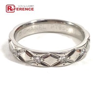 香奈兒菱格紋十鑽戒指