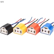 Top 3-Hole Ceramic H4 Wire Car Headlight Socket Plug NEW