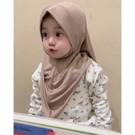 Malay Chin Hijab for Children 0-4 Years Malaysian Jersey Chin Instant Hijab for Children Malay Chin 