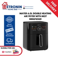Mayer 6.0L Double Heating Air Fryer w Mist MMAF606D