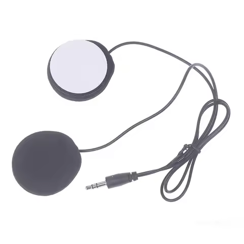 Cardo Freecom/Spirit Helmet Microphone - Soft Wire Mic & 3.5mm Speaker for Motorcycle Bluetooth Inte