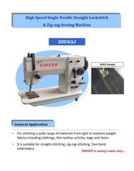 Mesin Jahit Sulam Industri SINGER