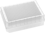 DP-0190-3CSS Deep-Well Microplate, 384-Square Well, Clear, Pre-Sterile, 190µL (Pack of 100)