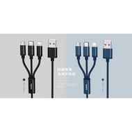 REMAX RC-131TH CHARGING 3IN1 CABLE ORI