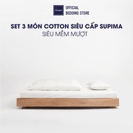 Bedding set 3 Piece Changmi 100% Supima Premium Cotton as soft as silk. 5-star hotel standard. Expor