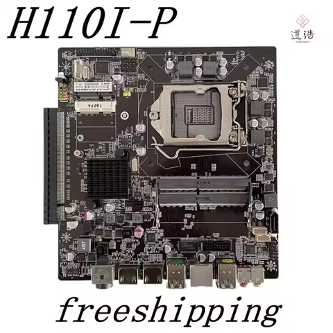 Used JW H110I-P AIO Motherboard H110 LGA1151 DDR4 All In One Desktop Mainboard For Intel 6th 7th Gen