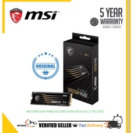 MSI SPATIUM M480 M.2 SSD NVMe PCle 4.0 | 1 TB | 2TB