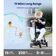 Upgrade Mobility Scooter Lightweight Carbon Fiber Electric Mobility Scooters Foldable Compact Moto