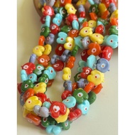 Plain Love glass beads, indonesian glass beads glass beads set