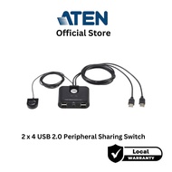 ATEN US224-AT USB Solutions Docks and Switches US224   2 x 4 USB 2.0 Peripheral Sharing Switch