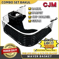 Combo Set Bakul Raga Lidi With Carpet+Getah+Cup Holder Yamaha EZ115 Dinamik VOGE FR150 SUZUKI RAIDER