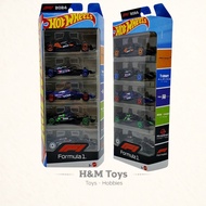 Hot Wheels 2024 Formula 1 Series 5-Pack