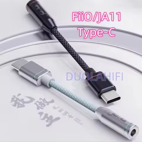 FiiO/JA11 portable decoding ear amplifier small tail Apple Android phone universal lossless adapter