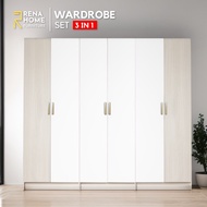 [NEW STOCK] 2 Door Wardrobe | Almari Baju | Almari Pakaian | Almari Murah | Ikea Almari | Kabinet Ba
